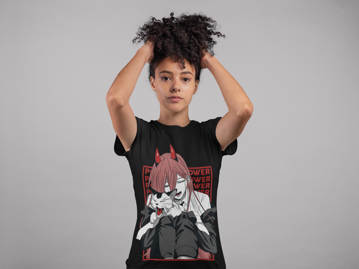 Nome do produto: CAMISETA FEMININA ANIME DIVERSOS MD09