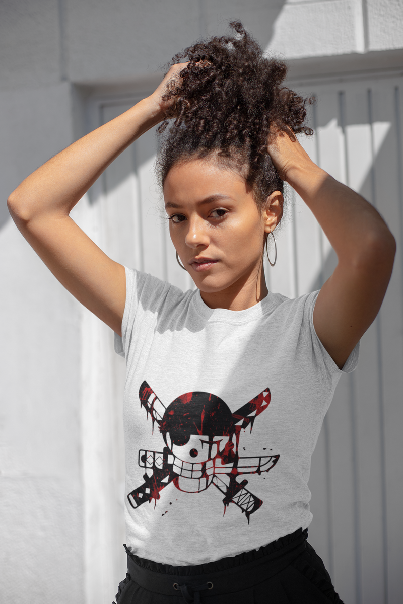 Nome do produto: CAMISETA FEMININA ONE PIECE MD09