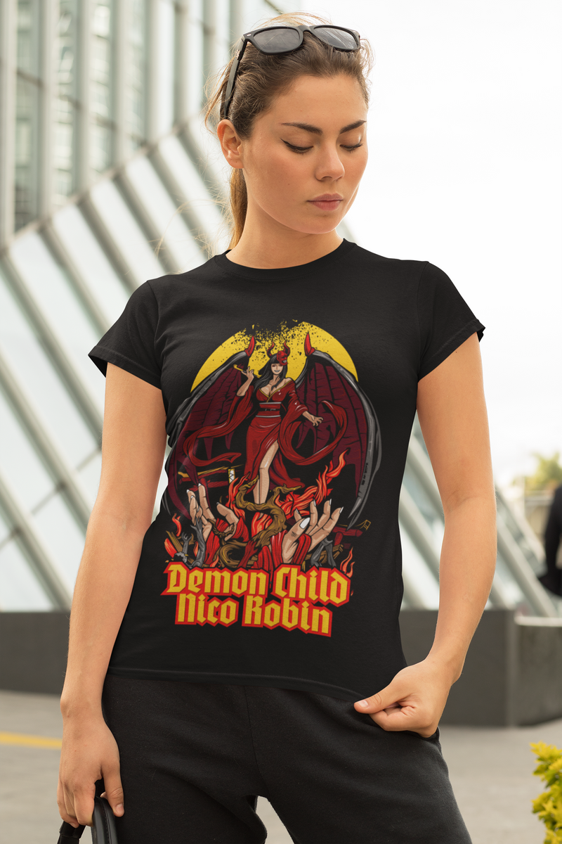 Nome do produto: CAMISETA FEMININA ANIME DIVERSOS MD03