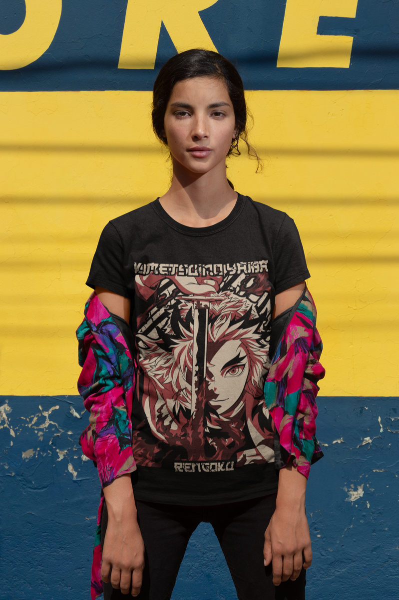 Nome do produto: CAMISETA FEMININA DEMONS SLAYER MD04