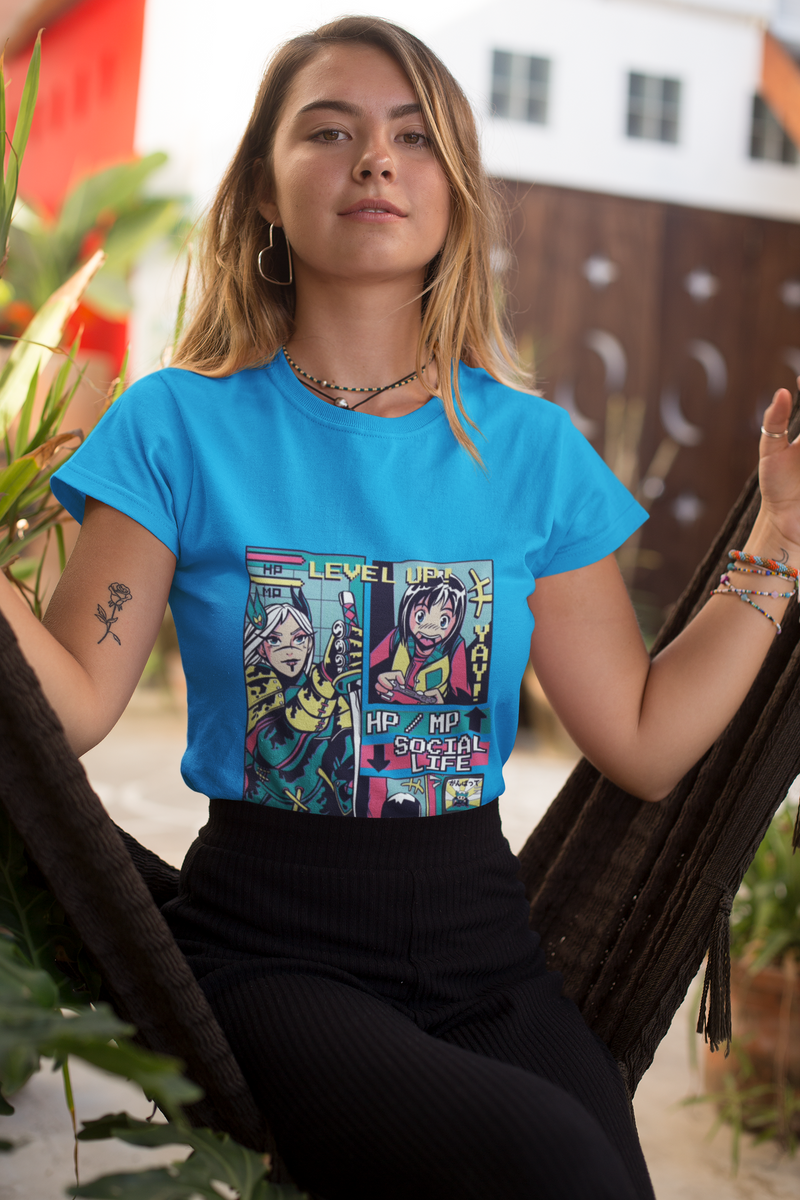 Nome do produto: CAMISETA FEMININA ANIME DIVERSOS MD17