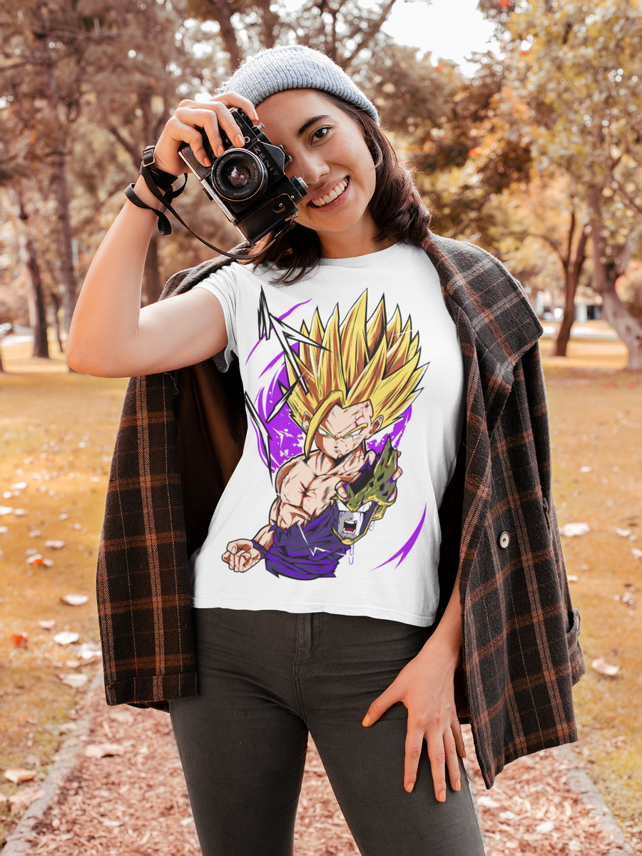 Nome do produto: CAMISETA FEMININA DRAGON BALL MD19