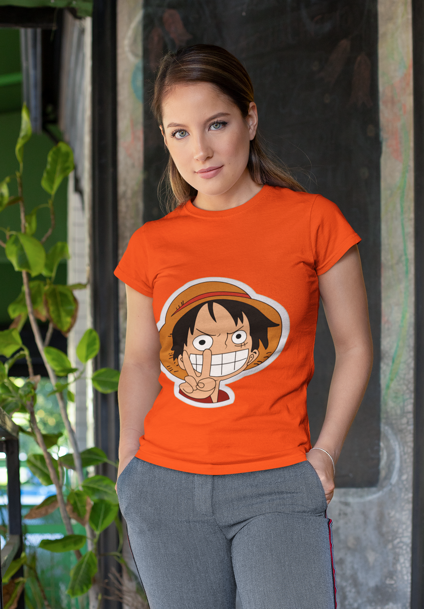 Nome do produto: CAMISETA FEMININA ONE PIECE MD05