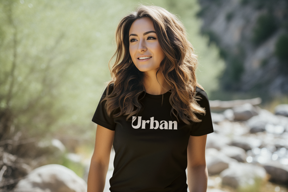 Camisa feminina - preta urban oficial 