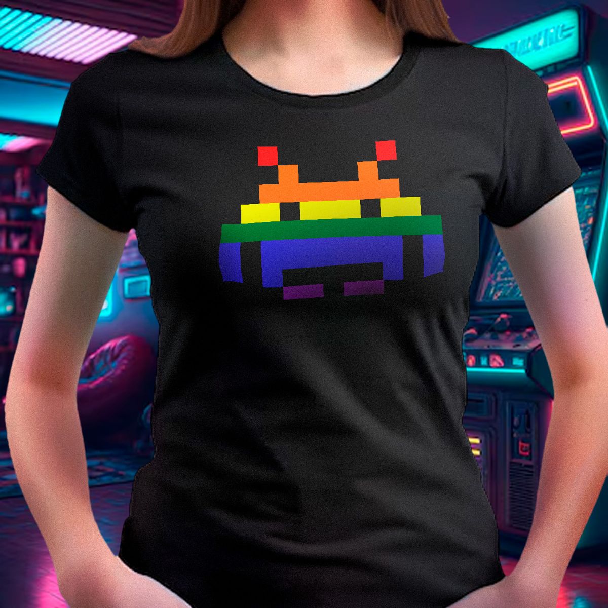 Nome do produto: Baby Long Space Invaders Pride