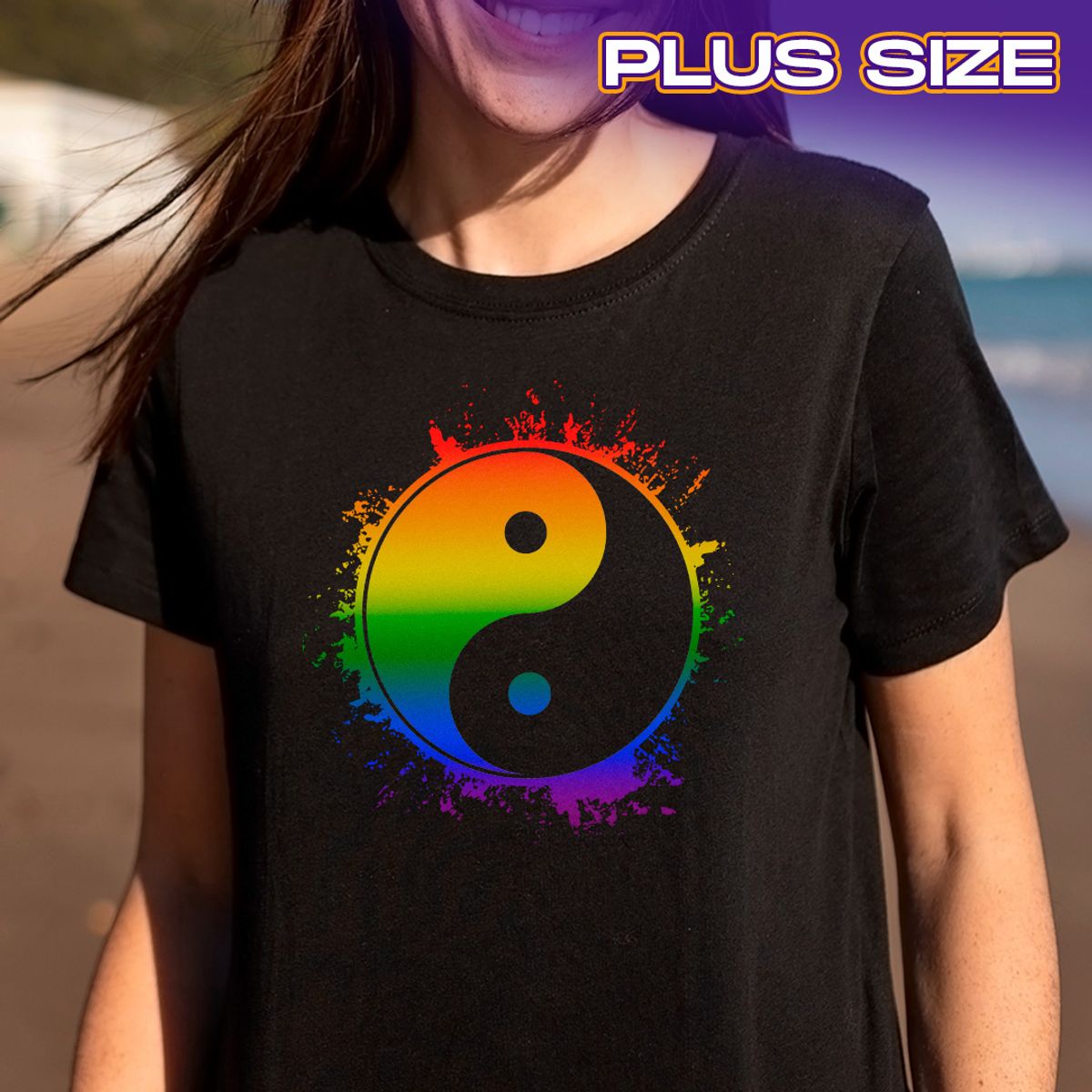 Nome do produto: PLUS SIZE - Yin Yang Pride