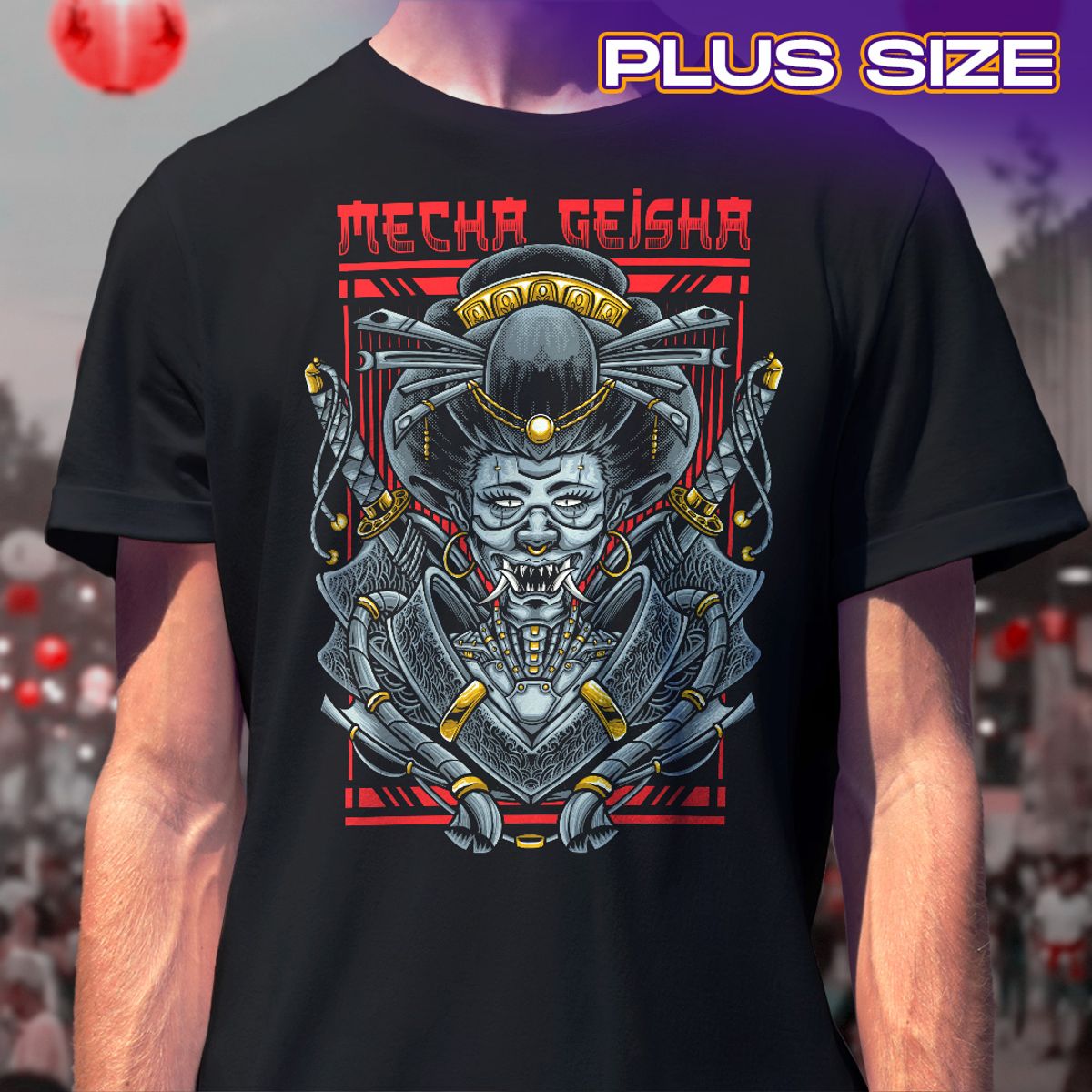 Nome do produto: PLUS SIZE - Mecha Geisha