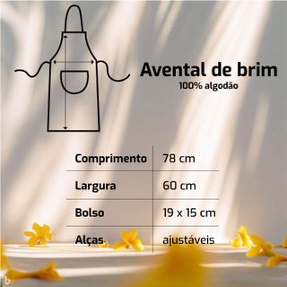 Nome do produtoAvental Pedra Fundamental