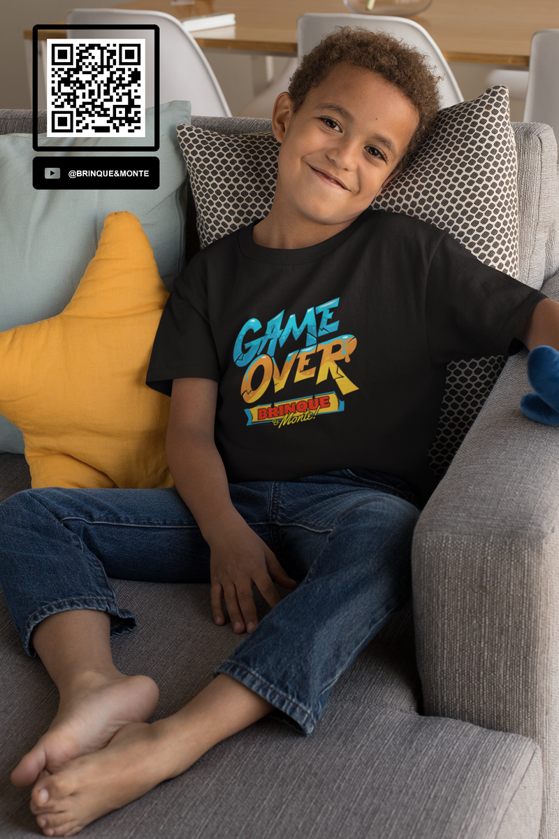 Nome do produto: CAMISETA INFANTIL UNISSEX CLASSIC - GAMER