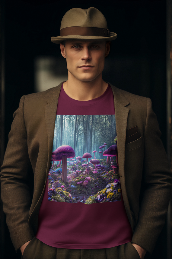 Coleção Magic Mushrooms 06<br>T-Shirt Unissex Quality