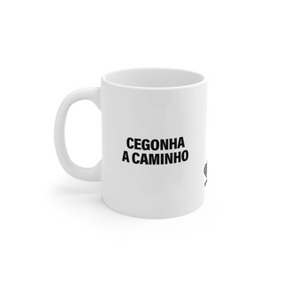 Nome do produtoCegonha a caminho | caneca