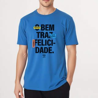 Nome do produtoO bem traz felicidade | t-shirt