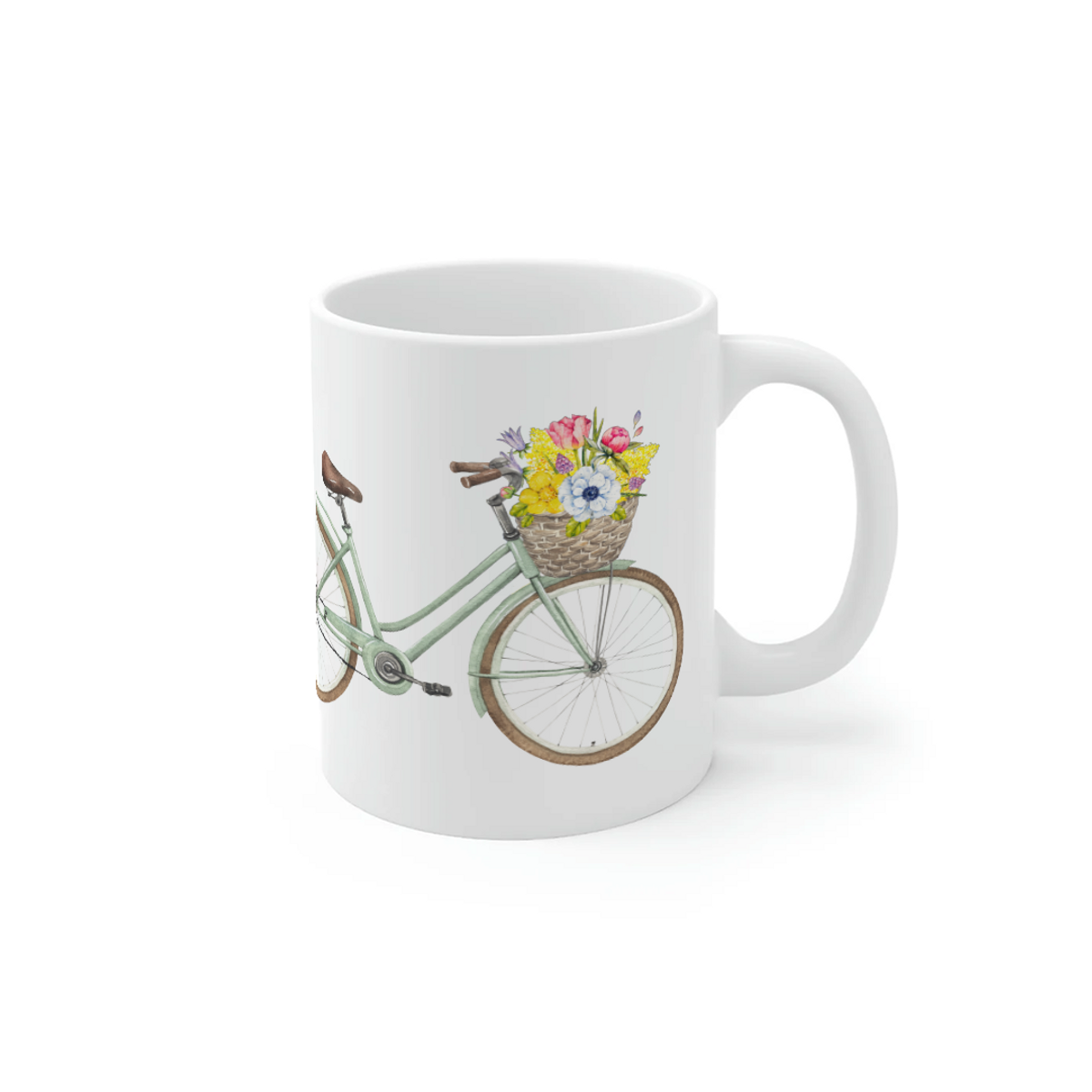 Nome do produto: Let´s bike (verde) | caneca