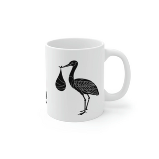 Nome do produtoCegonha a caminho | caneca