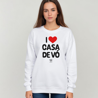 Nome do produtoI love casa de vó | moletom unissex