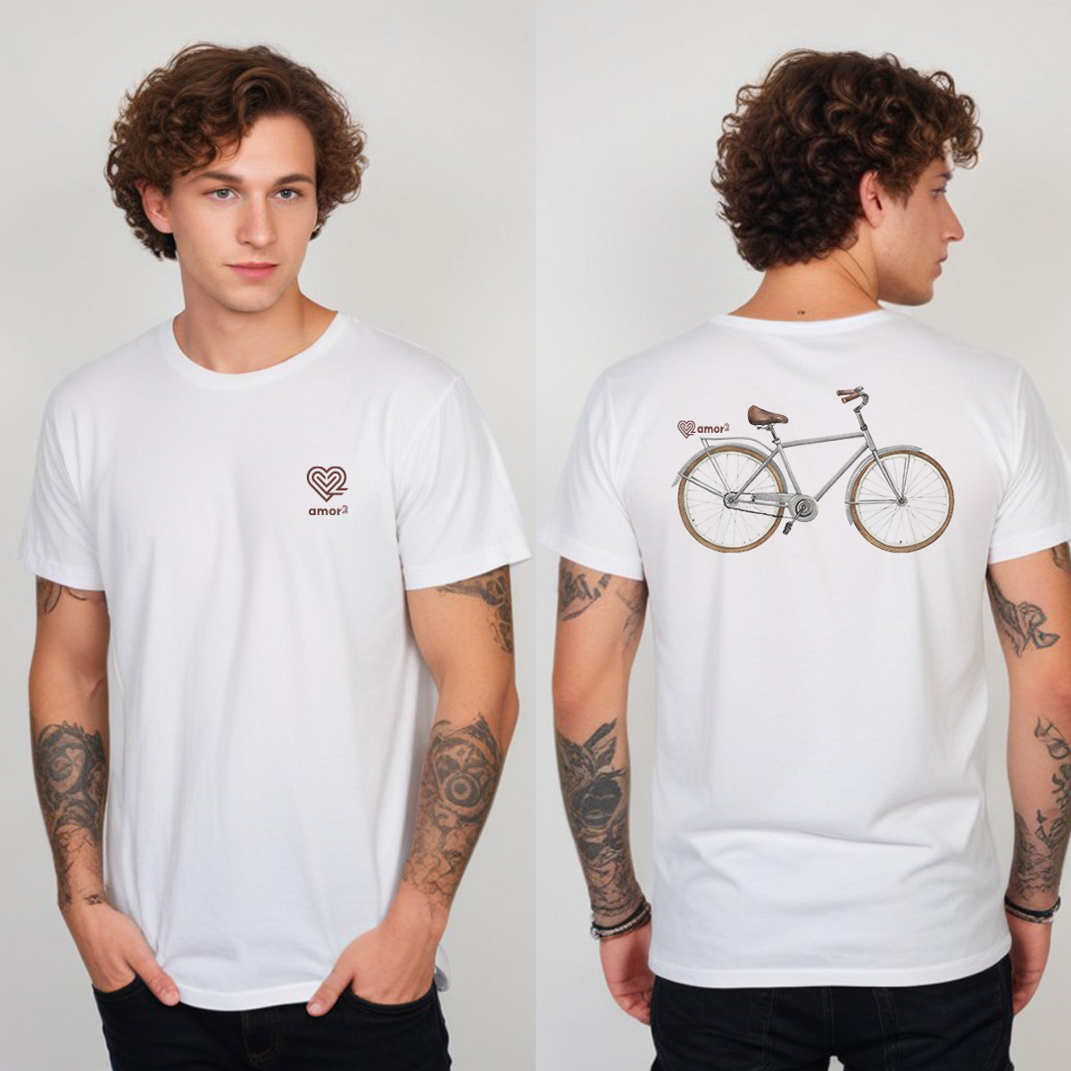 Nome do produto: Let´s bike (cinza) | t-shirt