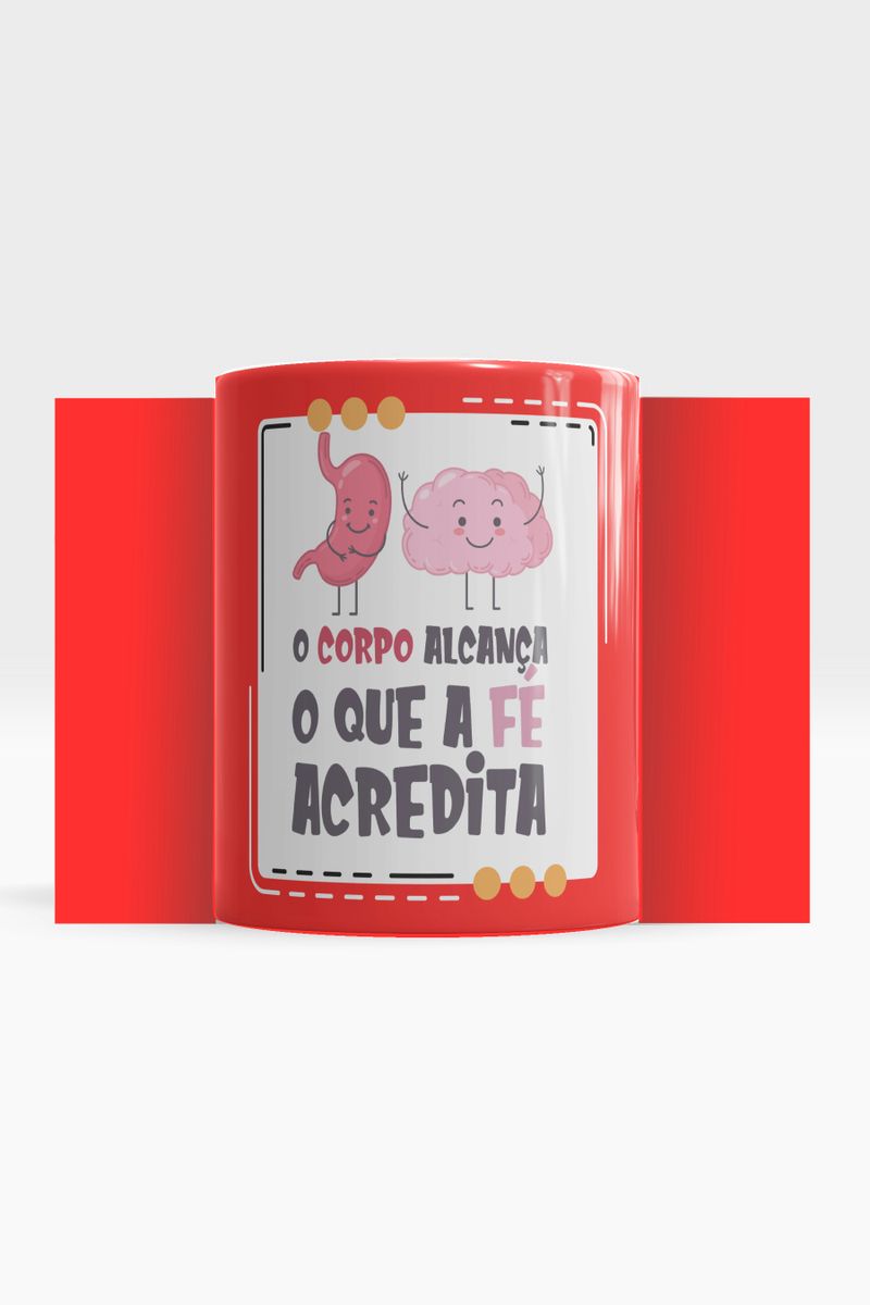 Nome do produto: CANECA FÉ ACREDITA