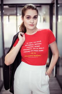 CAMISETA FEMININA A CIÊNCIA DO BOM VIVER