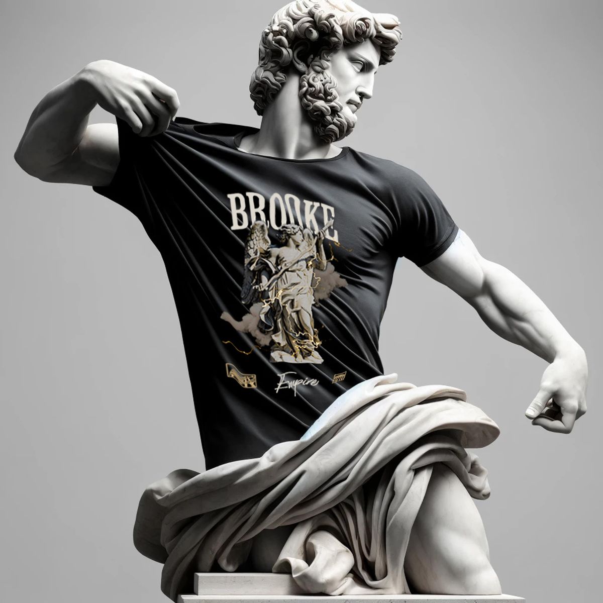 Nome do produto: Camiseta Prime Brooke Empire Sculptural Collection Masculina