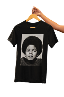 Camiseta Michael Jackson Preta | Coleção Retratos | Urban Scars