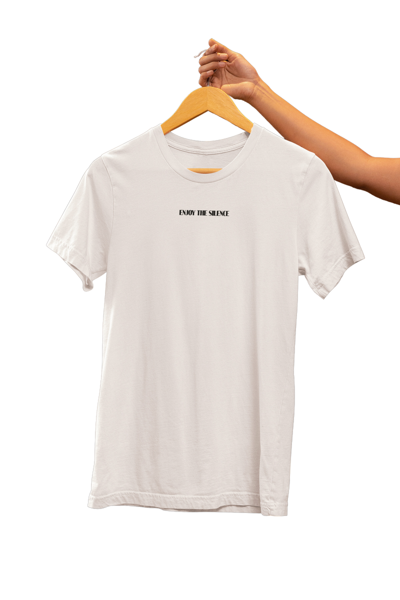 Nome do produto: Camiseta | Frases | Enjoy the Silence