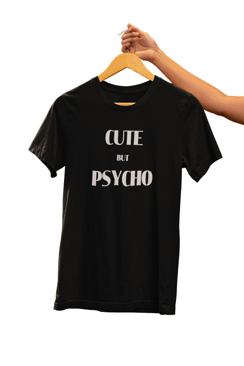 Nome do produto: Camiseta | Frases | Cute but Psycho