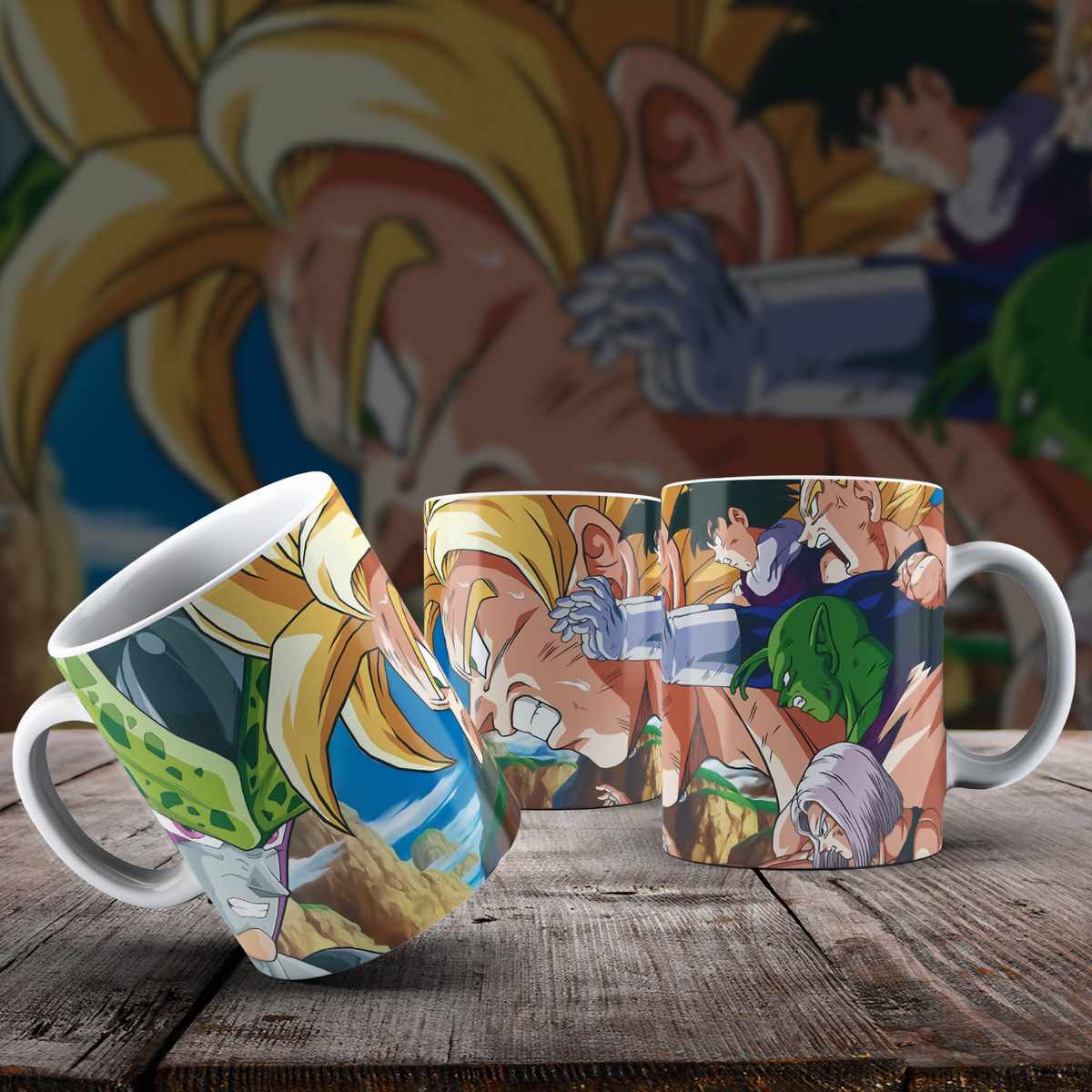 Nome do produto: Caneca Guerreiros Z x Cell