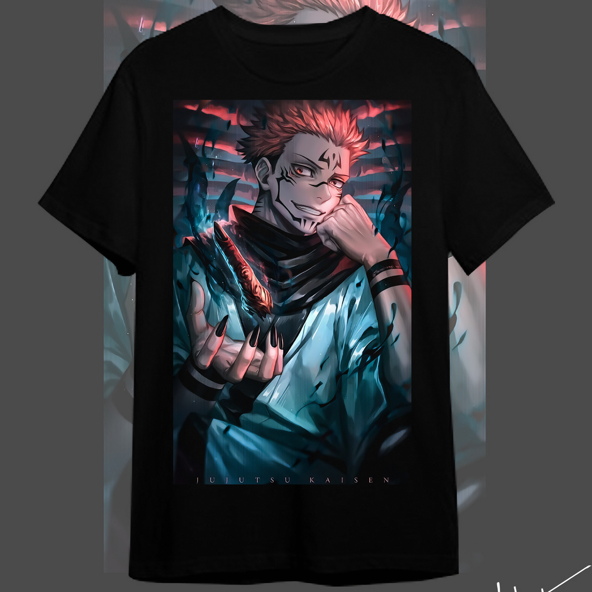 Nome do produto: T-shirt Premium Ryomen Sukuna