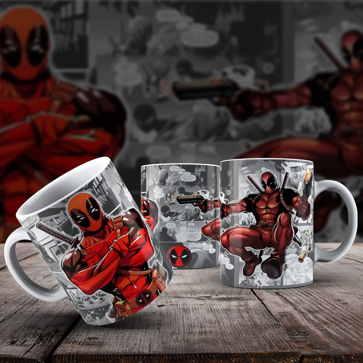 Nome do produto: Caneca Marvel Deadpool