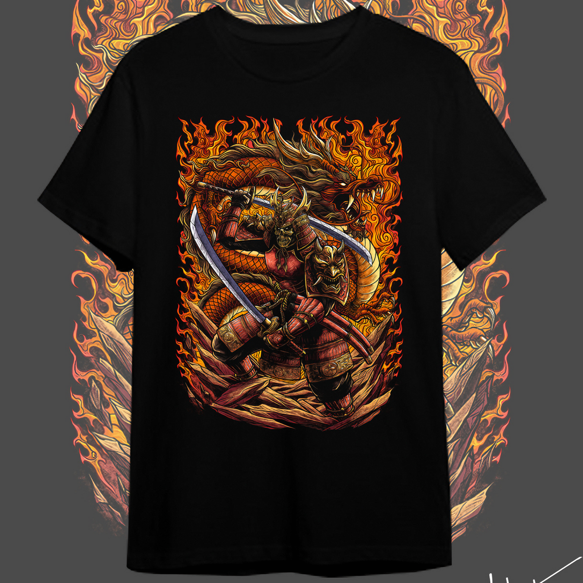 Nome do produto: T-shirt Premium Samurai