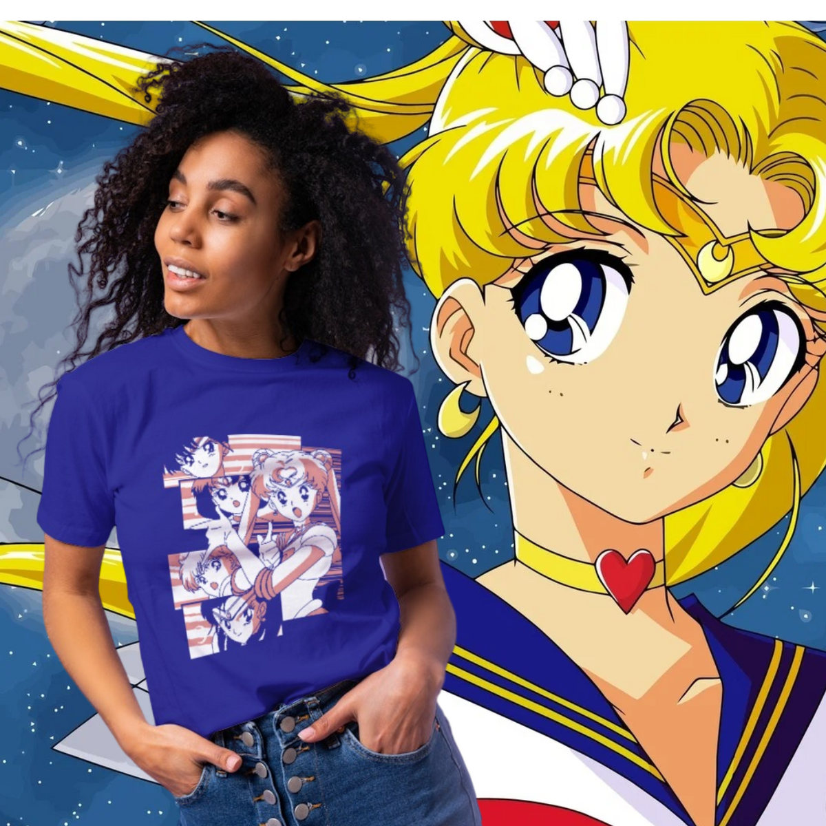 Nome do produto: Camisa Feminina Quality Sailor Moon