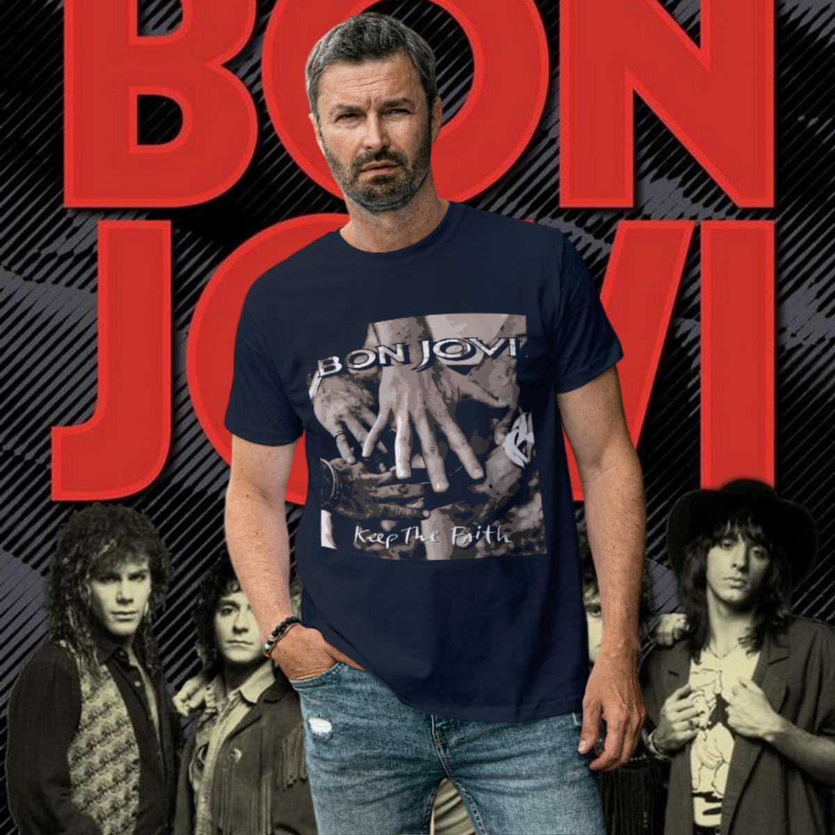 Nome do produto: Bon Jovi 02 Unissex
