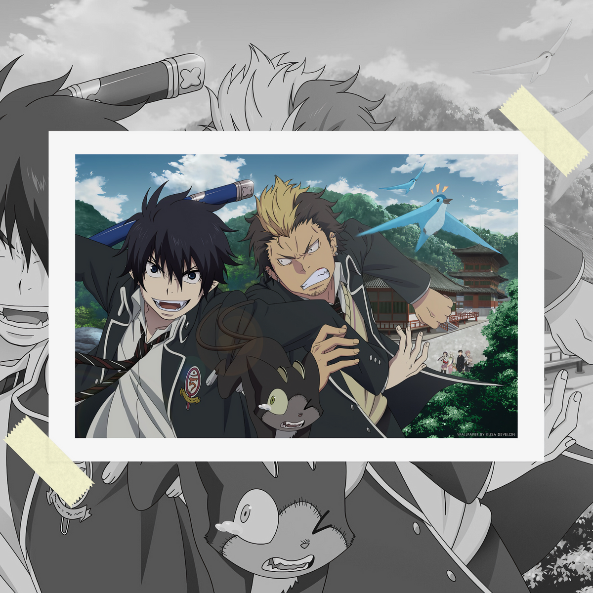 Nome do produto: Poster Blue Exorcist VIII