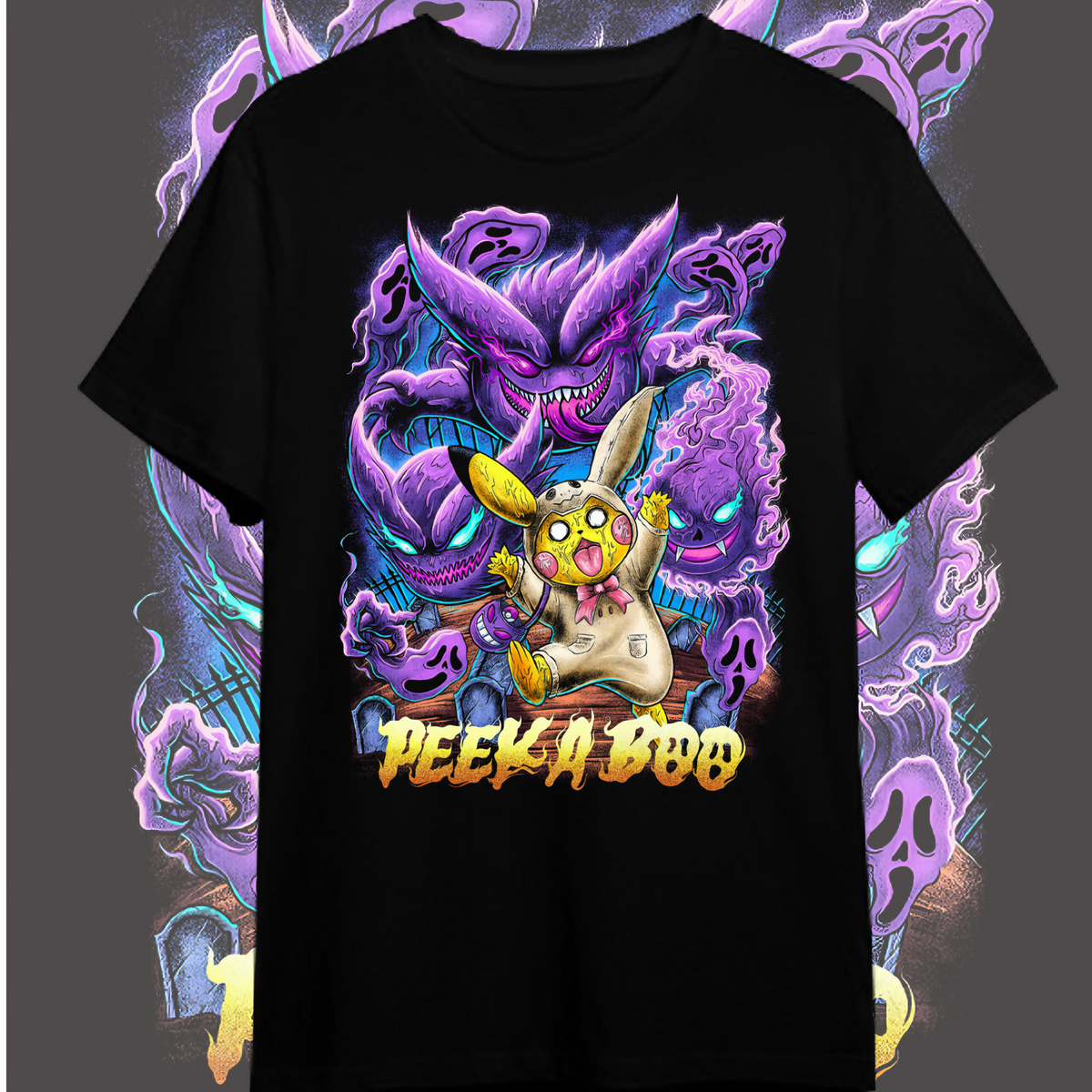 Nome do produto: T-shirt Premium Pokémon Pikachu