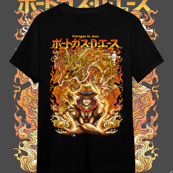 T-shirt Premium One Piece Portgas D. Ace