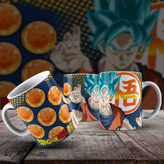 Caneca DBS Goku Blue