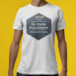 Nome do produtoCamiseta Go Horse Practitioner