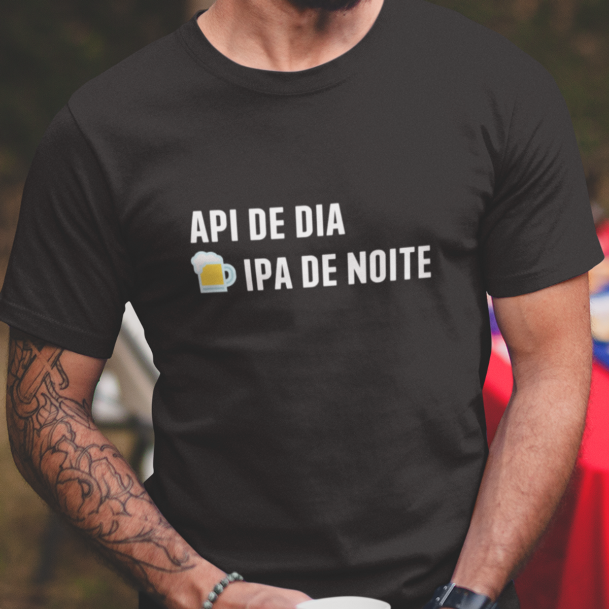 Nome do produto: Camiseta API de dia IPA de noite