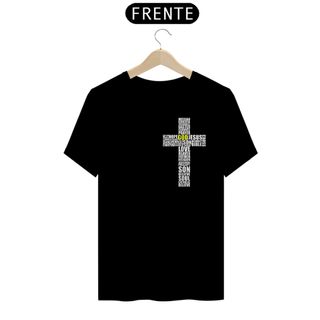 Nome do produtoCamisa - God - Jesus Cristo - Camiseta - Unisex - Premium (Cor Preta)