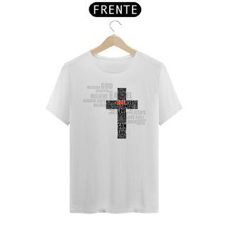 Nome do produtoCamisa - God - Jesus Cristo - Camiseta - Unisex - Premium (Cor Branca)