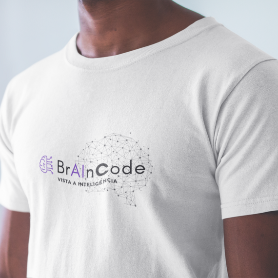 Camiseta Unissex Branca -  Braincode