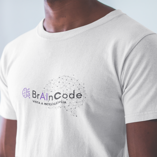 Nome do produtoCamiseta Unissex Branca -  Braincode