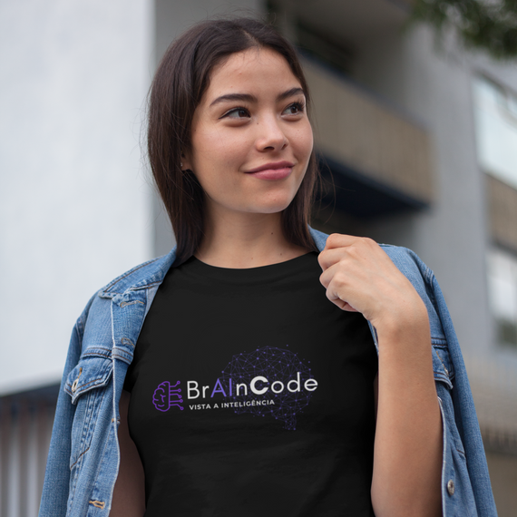 Camiseta Unissex Preta - Braincode