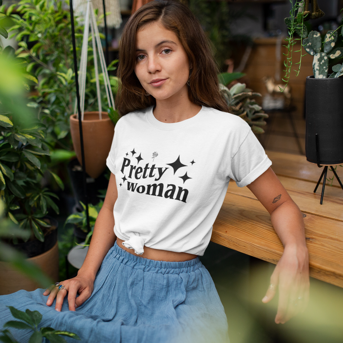 Nome do produto: Pretty Woman Camiseta Clean