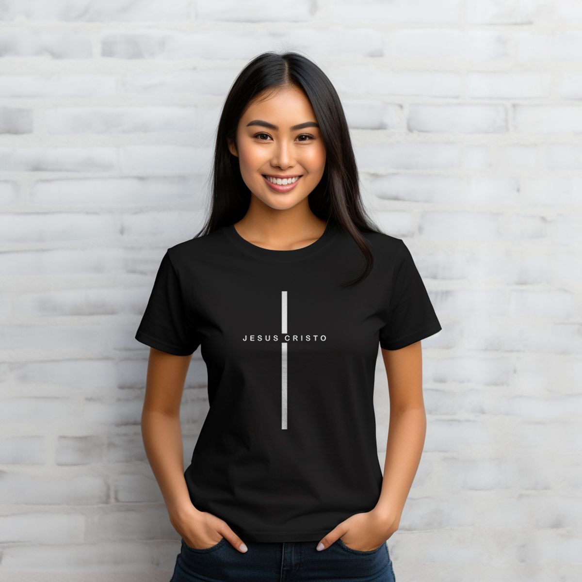 Nome do produto: Camiseta Cruz Jesus