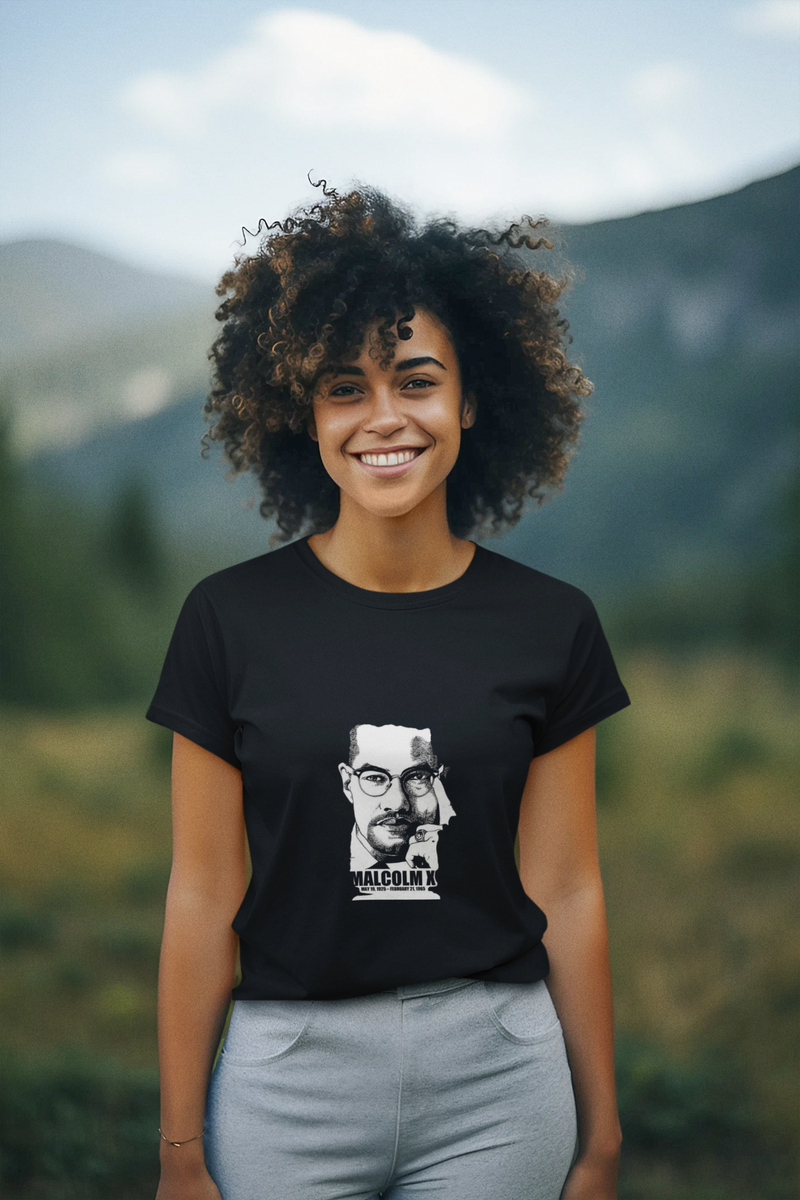 Nome do produto: Camiseta Baby long Malcolm X