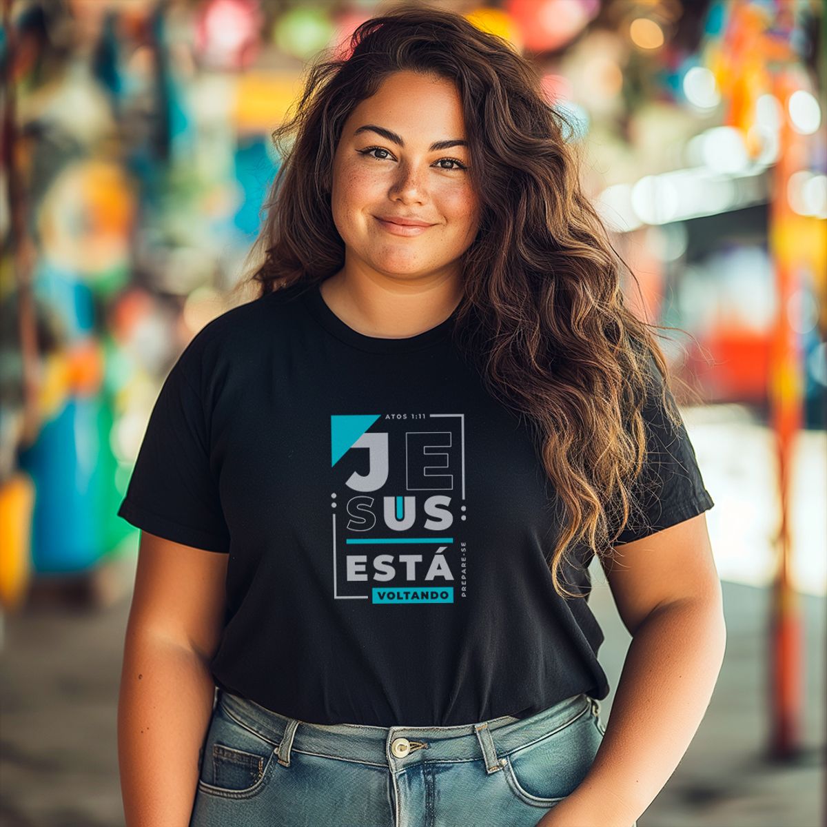 Nome do produto: Camisa Jesus está Voltando - Plus Size Unisex