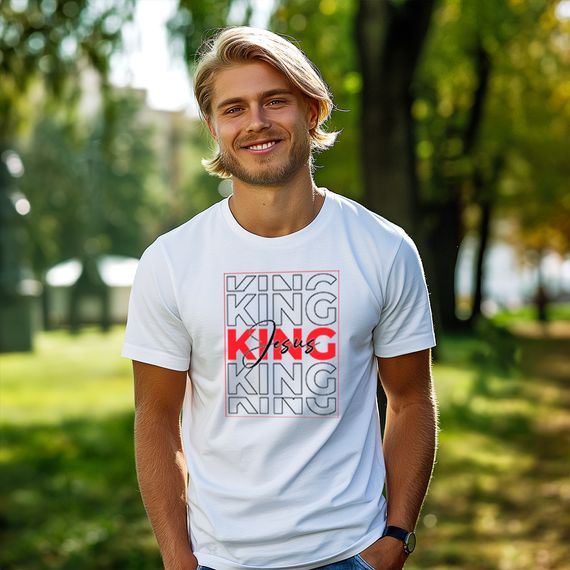 Camisa King Jesus - Masculina