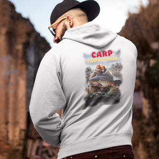 Nome do produtoMoletom com Zíper e Capuz - Carp Fishing Brazil