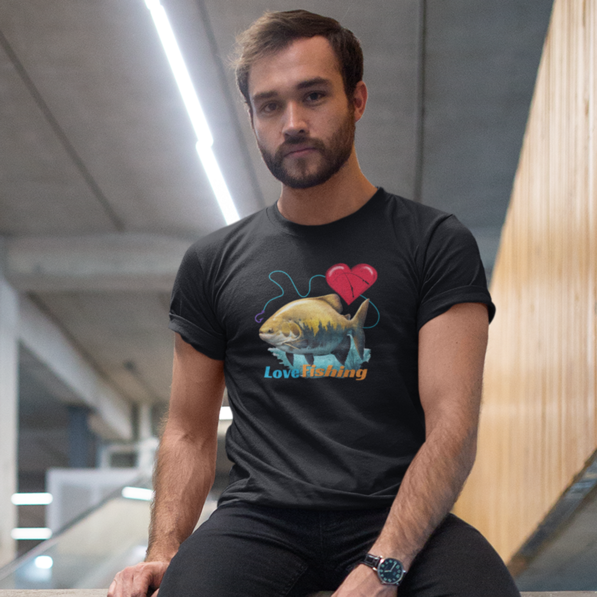 Nome do produto: Camiseta T-shirt Quality - Tambaqui Love Fishing